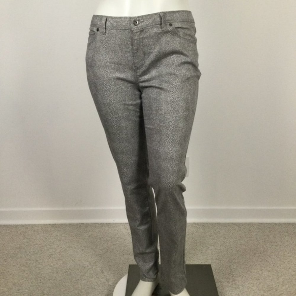 NICOLE MILLER ORIGINAL Jeans Grey/White, 12